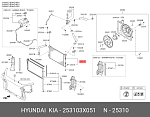 AL10641 ASP Радиатор охлаждения для а/м Kia Ceed 12-, Elantra 11-, Kia Cerato 13- AT