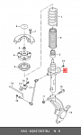 GIK02120 GANZ Амортизатор передний L=R газ VAG A2/Fabia/Praktik/Roomster/Polo 01-09