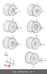 AG09801 AUTO-GUR Болт 14х1,5х28x56 CH 17, сфера цинк