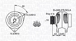 063377416010 MAGNETI MARELLI Генератор FORD FOCUS 1.6-2.0 TDI