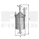 ZP8101FL FIL FILTER Фильтр топливный VAG A2/Fabia/Polo 01-09 mot.1,0/1,2/1,4L FIL FILTER ZP8101FL