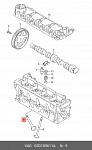 45VX508 UNITED MOTORS Клапан выпускной VW AKK 6x28x99.1 (030 109 611 T) UM