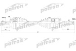 PDS4621 PATRON ПОЛУОСЬ ПРАВ BMW: E46 2.5XI-3.0XD 00-05