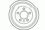 DB4299 TRW Барабан тормозной