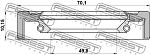 95GCY51701010X FEBEST Сальник ступицы (51X70X10.2) 95GCY-51701010X