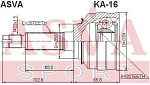 KA16 ASVA ШРУС внешний | перед прав/лев |