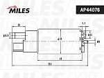 AP44076 MILES Насос топливный