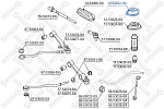 1253022SX STELLOX опора амортизатора переднего VIN: <020708\ KIA Rio 00>