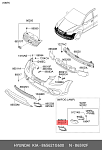 N1A38287 NEROLI Оправа ПТФ KIA RIO 09-11 RH