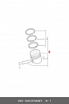 SPR12EA111M2STD MOUSSON Поршень кольца комплект VW EA111 1,6  на 1 цилиндр