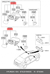 HD0334007ER SPARD ЗЕРКАЛО ЭЛЕКТ.С ПОДОГРЕВОМИ УКАЗ.ПОВОРОТА ПРАВОЕ KIA CERATO 2009-2012