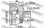 2310034A45 FEBEST ШРУС НАРУЖНЫЙ 27X53X33