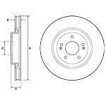 BG4683C DELPHI Диск тормозной BG4683C