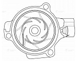 LWP1839 LUZAR Насос водяной для а/м VW Tiguan (16-)/Transporter T6 (16-) 2.0TDI (EA288) (без шторки) (LWP 1839)