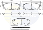 CBP32353 COMLINE КОЛОДКИ ТОРМ ПЕР Kia Sorento 15-