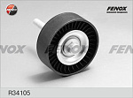 R34105 FENOX Ролик обводной VW Polo седан 1.4, 1.6, Passat 05- 1.4, 1.6, SKODA Octavia 04- 1.4, 1.6 R34105