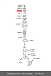 FM1068 ЧЕТЫРНАДЦАТЬ Опора амортизатора передняя правая/левая HYUNDAI i20 I (PB, PBT) 2008-2015/HYUNDAI ix20 (JC) 2010-/KIA PICANTO II (TA) 2011-/KIA VENGA (YN) 2010-