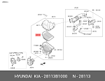 YUMI163 YUIL Фильтр воздушный