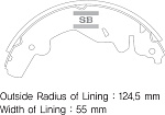 SA070 SANGSIN BRAKE SA070SNS 4118 00 !колодки барабанные з.\ Kia Sportage 2.0TD 97-98