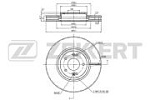 BS6009 ZEKKERT Диск торм. перед. Hyundai ix55 07-.