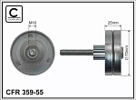 35955 CAFFARO Ролик генератора натяжной Audi A1, Skoda Fabia, VW Golf 5, Tiguan, Touran 1.4 TSI (без натяжителя)