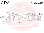 HYDLIX55 ASVA ПРИВОД ЛЕВЫЙ