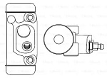 F026002350 BOSCH Цилиндр торм.раб.[20,64 mm]