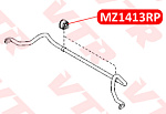 MZ1413RP VTR Полиуретановая втулка стабилизатора передней подвески (d18)