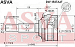 DW152A47 ASVA ШРУС НАРУЖНИЙ С АБС 1,2 НО
