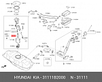 JPF0031 JUST DRIVE Насос топливный в сборе (модуль) 3bar, 100L/h