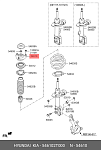 GM2116 ZEKKERT Опора перед. амортизатора Kia Optima 10-, Hyundai i40 11-.