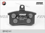 BP43141 FENOX Колодки тормозные дисковые. Audi 80 91-96, 90 84-91, 100 86-94, 200 79-91, A4 94-00, A6 94-97, A8 94-98