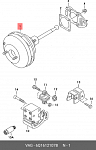 0986481105 BOSCH 0 986 481 105_главн. торм. цил.! d20.64VW Polo 1.2-1.4 &16V с ABS (FTE) 10.01>