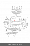 18SH14001 HILLPORT Бампер перед без омыв. фар Superb 15>> грунт