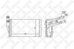 1035021SX STELLOX радиатор печки!\ Audi 80/A4 86>