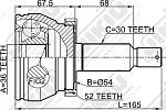 JC11054 JIKIU ШРУС внешний HYUNDAI SANTA FE 09-12, KIA SORENTO 09-12 JC11054