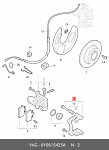 77A1550 MASTERKIT 77A1550 Комплект направляющих тормозного суппорта VW POLO (602, 604, 612, 614) 2009 -, Peugeot 308