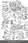 7743360 TE PARTS Разъём 3х контактный (комплектация: 3-pin, 3 уплотнения, фиксатор)