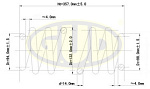 GCS095056 G.U.D Пружина подвески