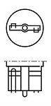 1987302821 BOSCH Лампа накаливания сигнальная W16W W2.1x9.5d ECO 12V 16W Картон 10 шт (цена за штуку)