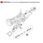 DEPV244 DEPPUL КАРДАННЫЙ ВАЛ KIA SORENTO (02-06)