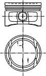 99562600 KOLBENSCHMIDT Поршень dm.76.50x1.2x1.5x2.5 STD Цена за 1 шт min4