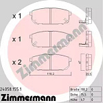 240581551 ZIMMERMANN Комплект тормозных колодок, дисковый тормоз