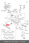 P1LA030 PARTS-MALL прокладка коллектора впускного!\ Hyundai XG/Terracan 3.0/3.5 V6 24V 99>