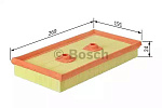 F026400342 BOSCH Фильтр воздушный