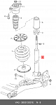 SA1098 ЧЕТЫРНАДЦАТЬ Амортизатор задний AUDI A6 1.8-3.0 97-05 / VW Passat 1.6-2.5TD 96-05 / SKODA Superb 1.8-2.8 02-08,