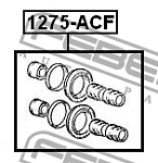 1275ACF FEBEST Ремкомплект тормозного суппорта 1275-acf