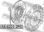 AS62032RS FEBEST Подшипник шариковый TOYOTA CAMRY ACV3#/MCV3# 2001-2006 (17x40x12) AS-6203-2RS