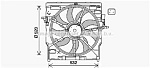 BW7565 AVA Вентилятор радиатора