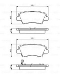 0986494557 BOSCH КОЛОДКИ ТОРМОЗНЫЕ ДИСКОВЫЕ ПЕР